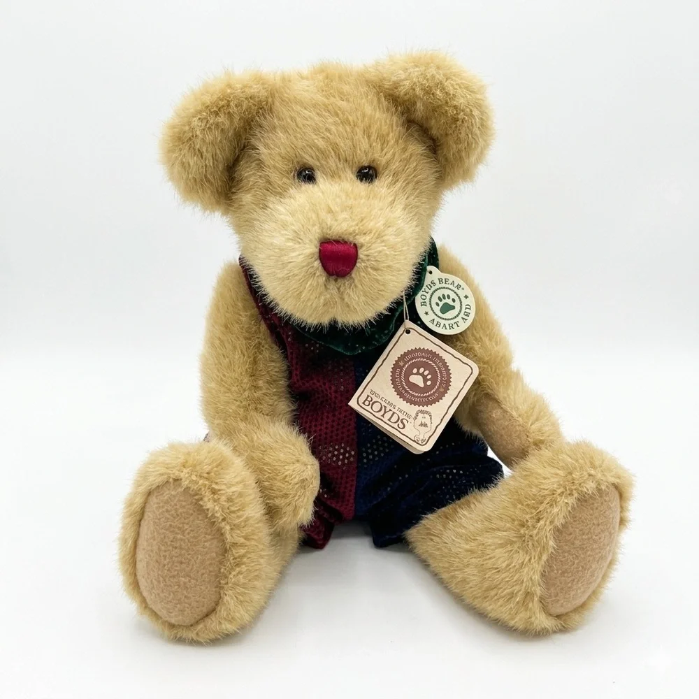 Vintage Boyds Bears Mr. McSnickers 14” Plush Teddy Bear T.J.’s Best Dressed Toy